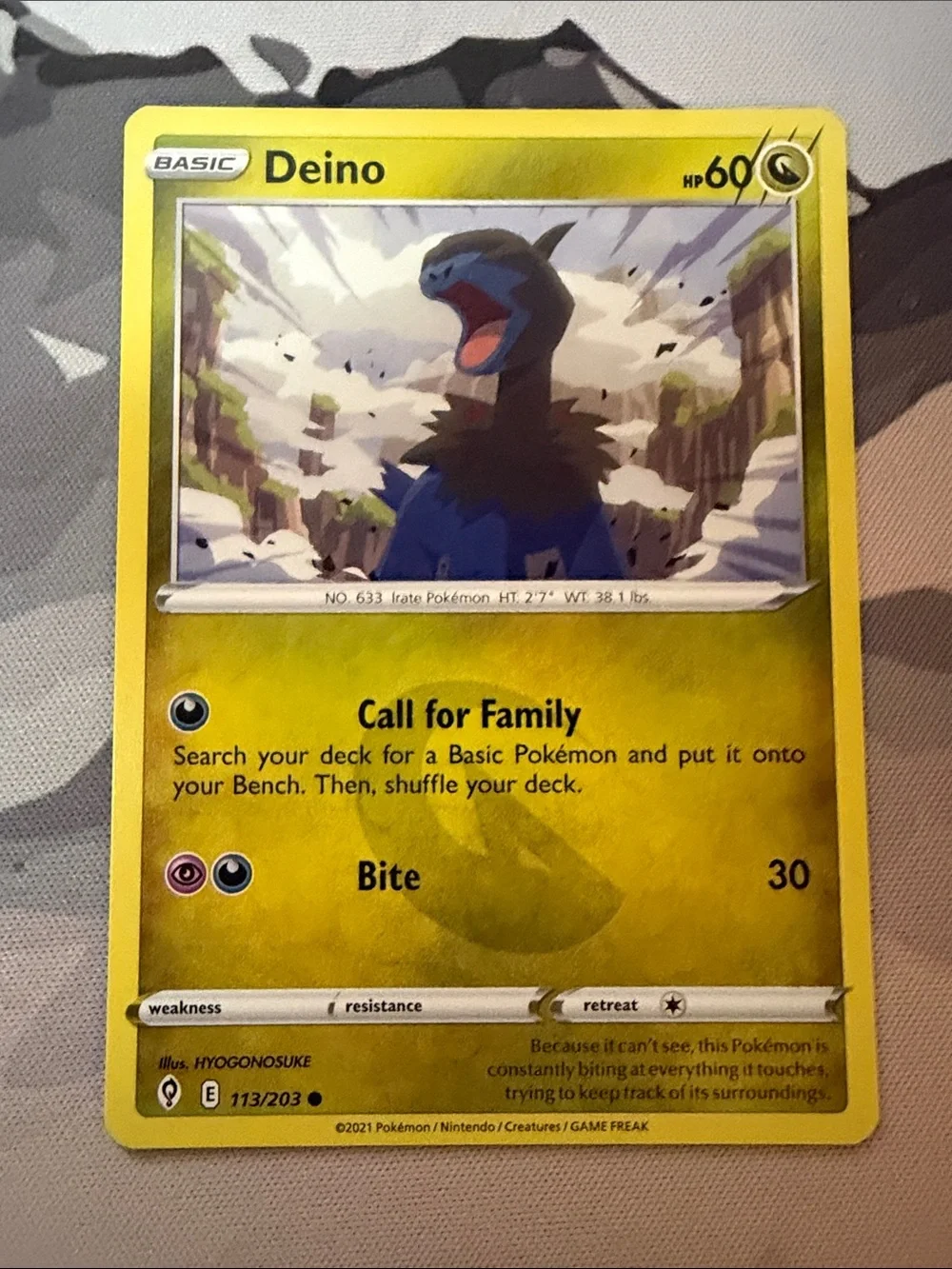 Deino & Zweilous Evolution Lot | 3 Pokémon Cards | ✨5/$25✨